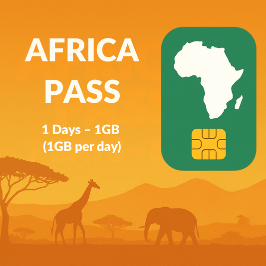 Africa Pass 1 Day – 1GB (1GB per day)
